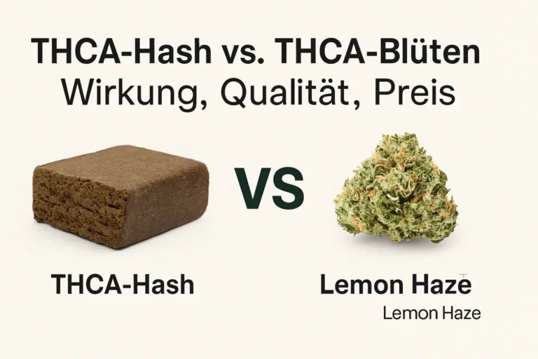 THCA-hash vs. THCA blüten